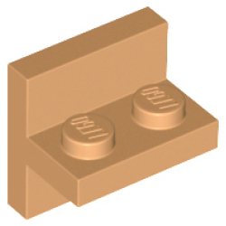 Bracket 2 x 2 - 1 x 2 Centered - Medium Nougat