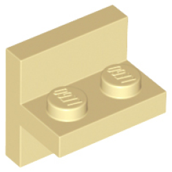 Bracket 2 x 2 - 1 x 2 Centered - Tan