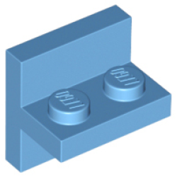 Bracket 2 x 2 - 1 x 2 Centered - Medium Blue