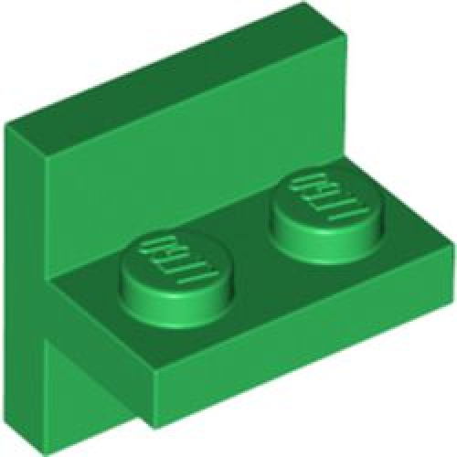 Деталь LEGO 41682 Bracket 2 x 2 - 1 x 2 Centered - Green