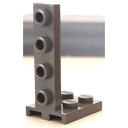 Bracket 2 x 2 - 1 x 4 - Dark Gray