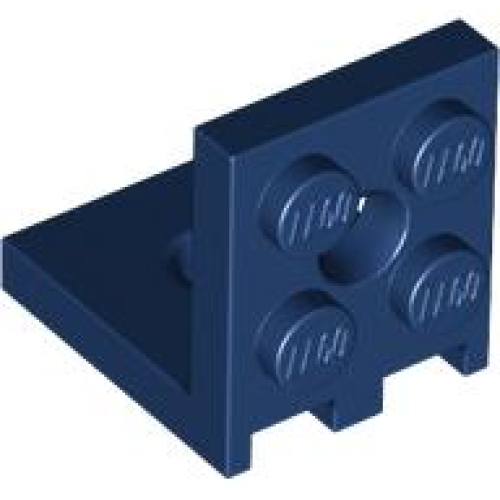 Деталь LEGO 3956 Bracket 2 x 2 - 2 x 2 with 2 Holes - Dark Blue