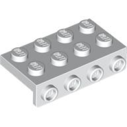 Bracket 2 x 4 - 1 x 4 - White