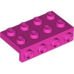 Bracket 2 x 4 - 1 x 4 - Dark Pink