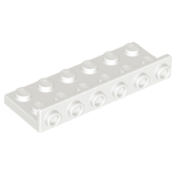 Bracket 2 x 6 - 1 x 6 Inverted - White