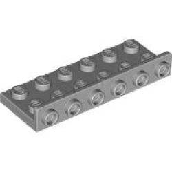 Bracket 2 x 6 - 1 x 6 Inverted - Light Bluish Gray