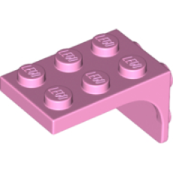 Bracket 3 x 2 - 2 x 2 - Bright Pink