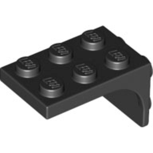 Деталь LEGO 69906 Bracket 3 x 2 - 2 x 2 - Black