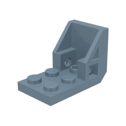 Bracket 3 x 2 - 2 x 2 Inverted (Space Seat) - Sand Blue
