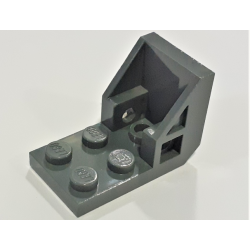 Bracket 3 x 2 - 2 x 2 Inverted (Space Seat) - Dark Bluish Gray