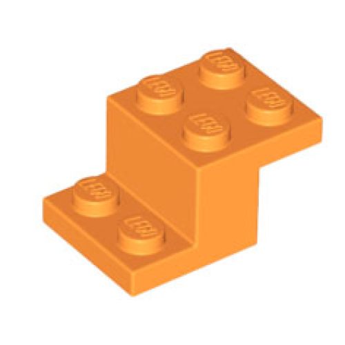 Деталь LEGO 73562 Bracket 3 x 2 x 1 1/3 with Bottom Stud Holder - Orange