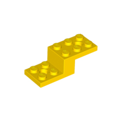 Bracket 5 x 2 x 1 1/3 with 2 Holes and Bottom Tube - Yellow