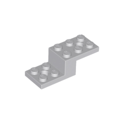 Bracket 5 x 2 x 1 1/3 with 2 Holes and Bottom Tube - Light Bluish Gray