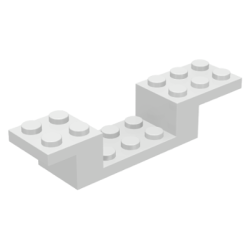 Bracket 8 x 2 x 1 1/3 - White
