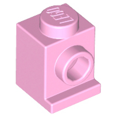 Деталь LEGO 4070 Brick, Modified 1 x 1 with Headlight - Bright Pink
