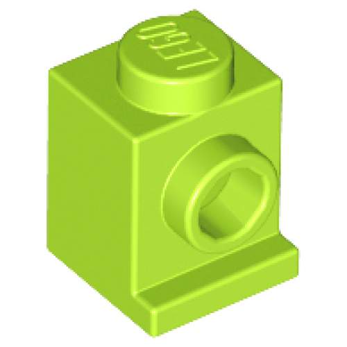Деталь LEGO 4070 Brick, Modified 1 x 1 with Headlight - Lime