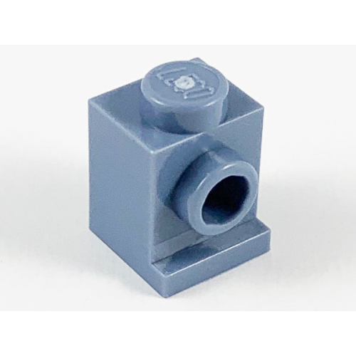 Деталь LEGO 4070 Brick, Modified 1 x 1 with Headlight - Sand Blue