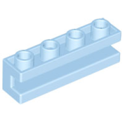 Brick, Modified 1 x 4 with Channel - Bright Light Blue