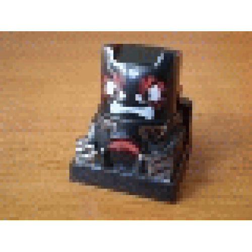 Деталь LEGO 30599 Brick, Modified 2 x 2 Racer Driver Square Head (Undetermined Type) - Black