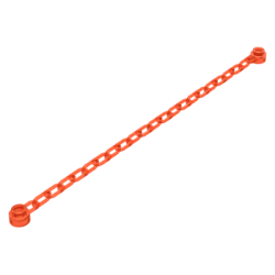 Chain 21 Links (16-17L) - Trans-Neon Orange