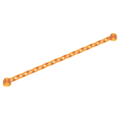 Деталь LEGO 30104 Chain 21 Links (16-17L) - Trans-Orange