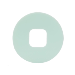 Clikits, Icon Accent Rubber Circle 2 5/8 x 2 5/8 - Aqua Clikits, Icon Accent Rubber Circle 2 5/8 x 2 5/8 - Aqua