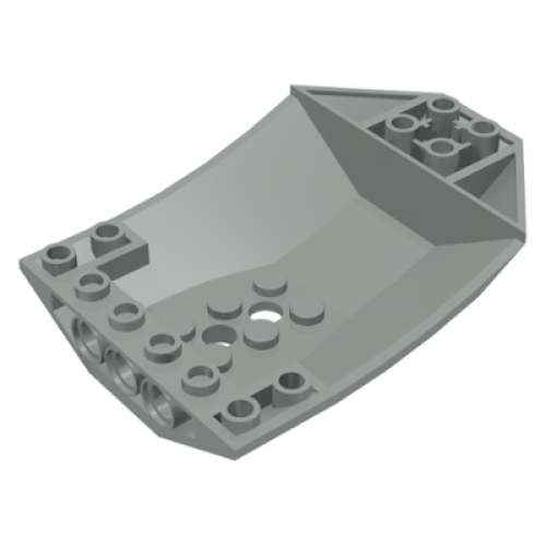 Деталь LEGO 42021 Cockpit 8 x 6 x 2 Curved - Light Gray