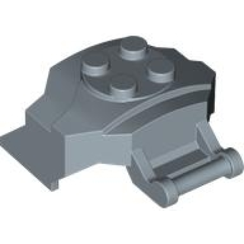 Деталь LEGO 79896 Cockpit Front 4 x 3 x 2 with Bar Handle - Sand Blue