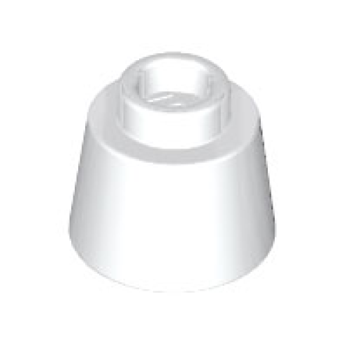 Деталь LEGO 85975 Cone 1 1/6 x 1 1/6 x 2/3 (Fez) - White