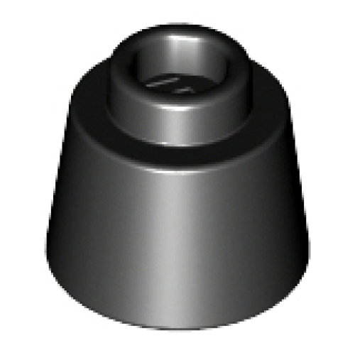 Деталь LEGO 85975 Cone 1 1/6 x 1 1/6 x 2/3 (Fez) - Black