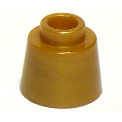 Cone 1 1/6 x 1 1/6 x 2/3 (Fez) - Pearl Gold