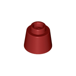 Cone 1 1/6 x 1 1/6 x 2/3 (Fez) - Dark Red