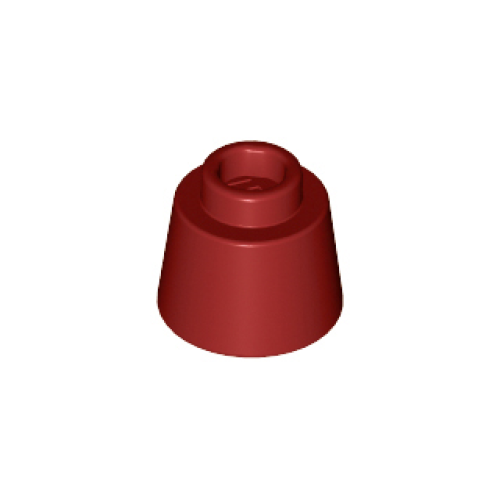 Деталь LEGO 85975 Cone 1 1/6 x 1 1/6 x 2/3 (Fez) - Dark Red
