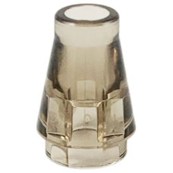 Cone 1 x 1 - Trans-Brown