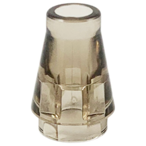 Деталь LEGO 4589 Cone 1 x 1 - Trans-Brown