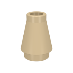Cone 1 x 1 - Tan