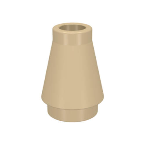 Деталь LEGO 4589 Cone 1 x 1 - Tan