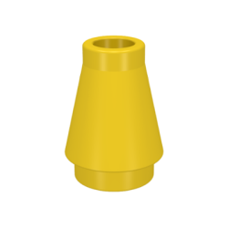 Cone 1 x 1 - Yellow