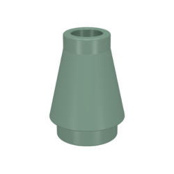 Cone 1 x 1 - Sand Green