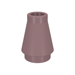 Cone 1 x 1 - Sand Red