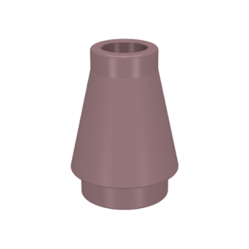 Деталь LEGO 4589 Cone 1 x 1 - Sand Red