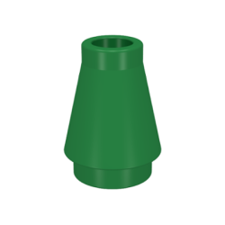 Cone 1 x 1 - Green