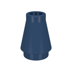 Cone 1 x 1 - Dark Blue