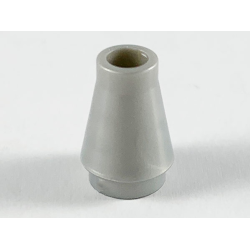 Cone 1 x 1 - Pearl Light Gray