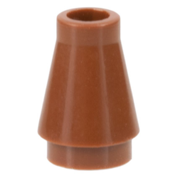 Cone 1 x 1 - Brown