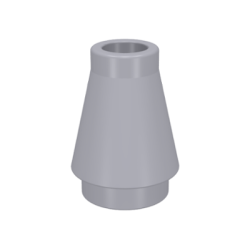 Cone 1 x 1 - Light Bluish Gray