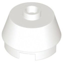 Cone 2 x 2 Truncated - White Cone 2 x 2 Truncated - White