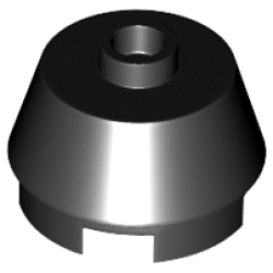 Cone 2 x 2 Truncated - Black