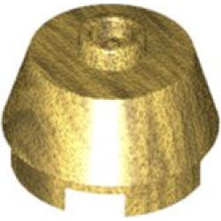 Cone 2 x 2 Truncated - Pearl Gold Cone 2 x 2 Truncated - Pearl Gold