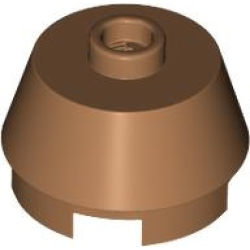 Cone 2 x 2 Truncated - Medium Nougat Cone 2 x 2 Truncated - Medium Nougat